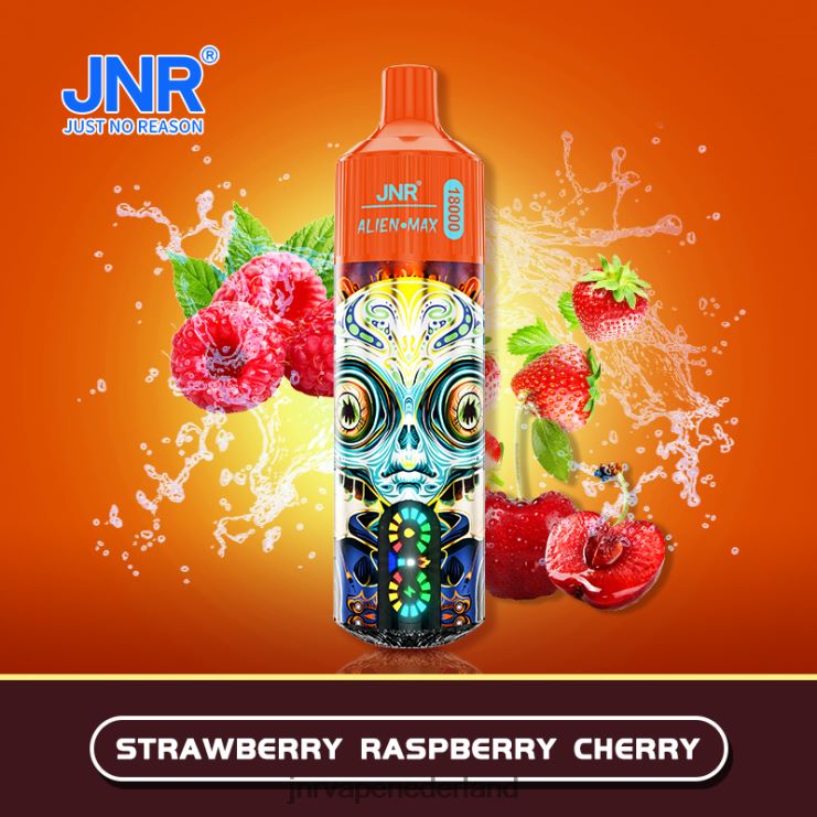 aardbei framboos kers JNR ALIEN maximaal - JNR vapes website VF40BF23