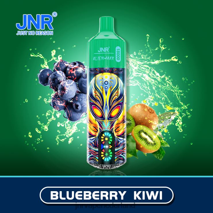 bosbessen-kiwi JNR ALIEN maximaal - JNR vape Nederland VF40BF32