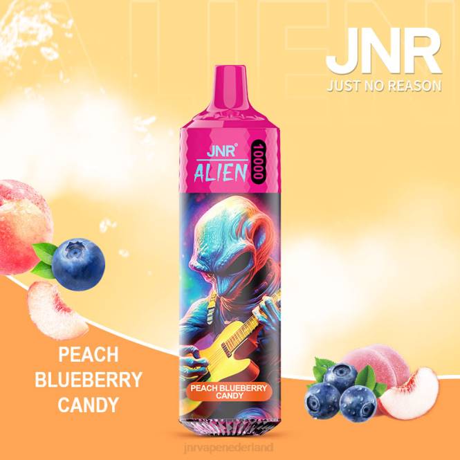 jnr buitenaards wezen perzik bosbessen snoep - JNR vape pods 0HX8R150