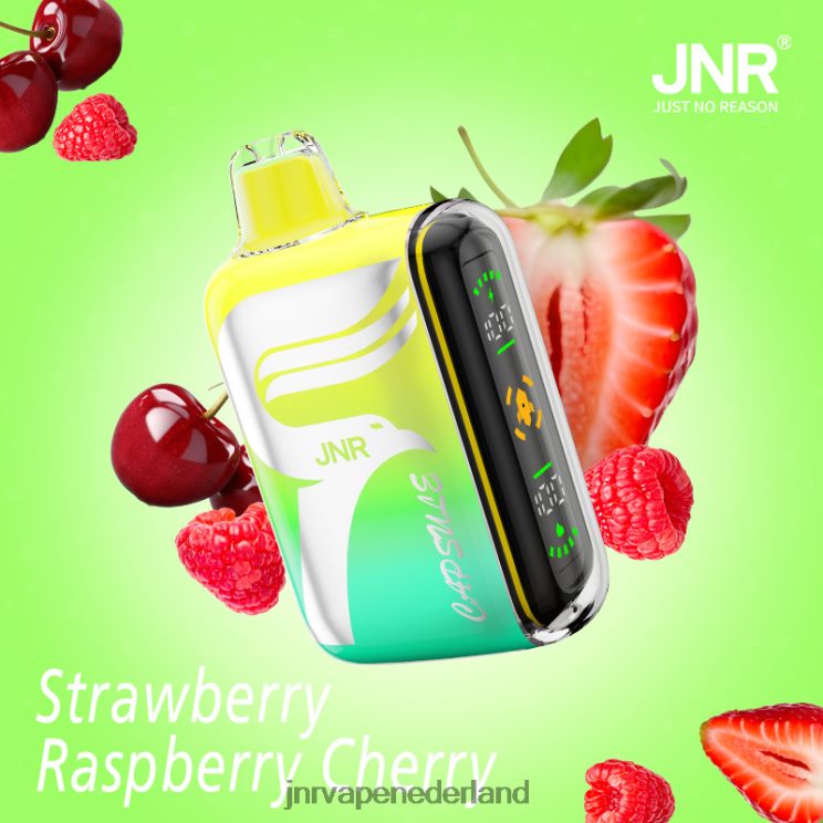 JNR capsule aardbei framboos kers - JNR vape Amsterdam 8B48X69