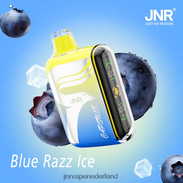 JNR capsule blauw-razz-ijs - JNR vape flavours 8B48X57