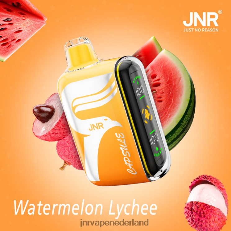JNR capsule watermeloen lychee - JNR vape review 8B48X74