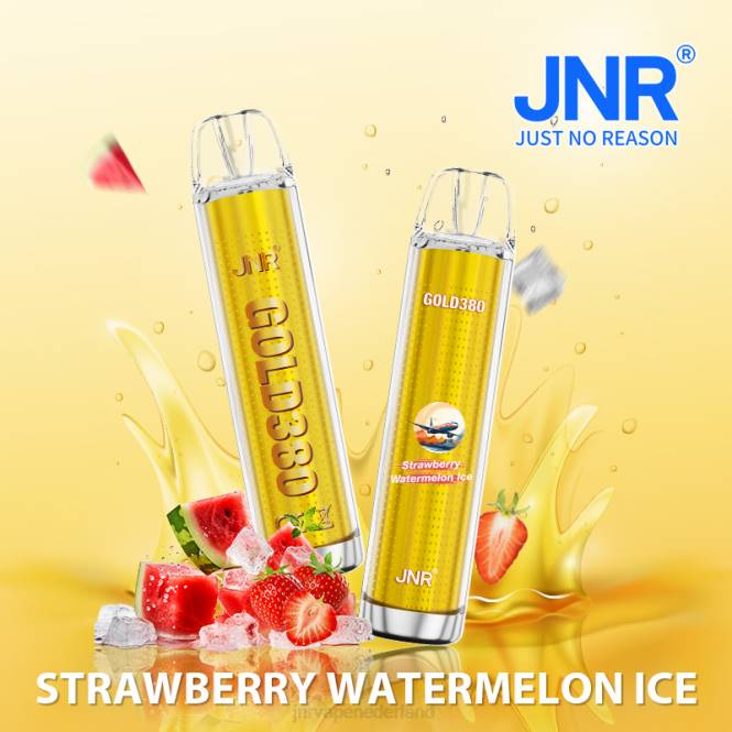 jnr goud380 Aardbei-watermeloenijs - JNR vape nicotine 0HX8R46