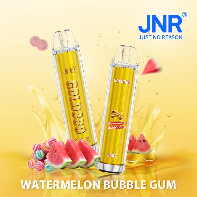 jnr goud380 watermeloen kauwgom - JNR vape Nederland 0HX8R53