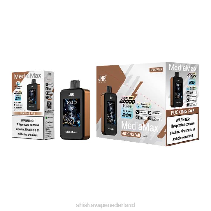JNR MediaMax 40k trekje - JNR vape Nederland geweldig 578T13