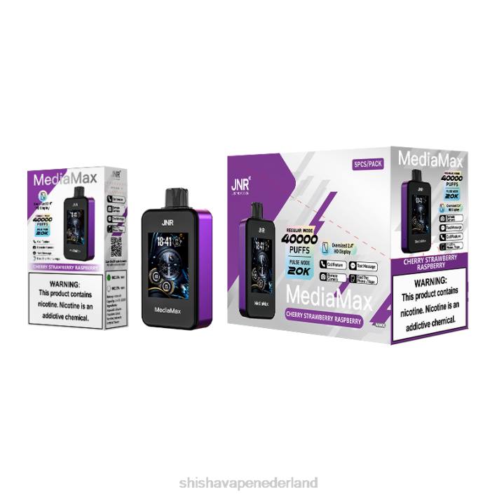JNR MediaMax 40k trekje - JNR vape price kers aardbei framboos 578T14