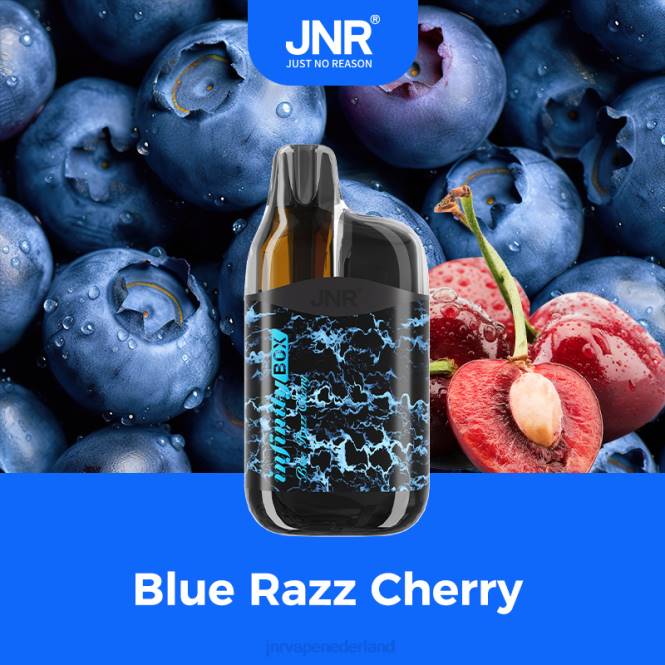 JNR Infinity doos blauwe razz-kers - JNR vapes factory 0HX8R77