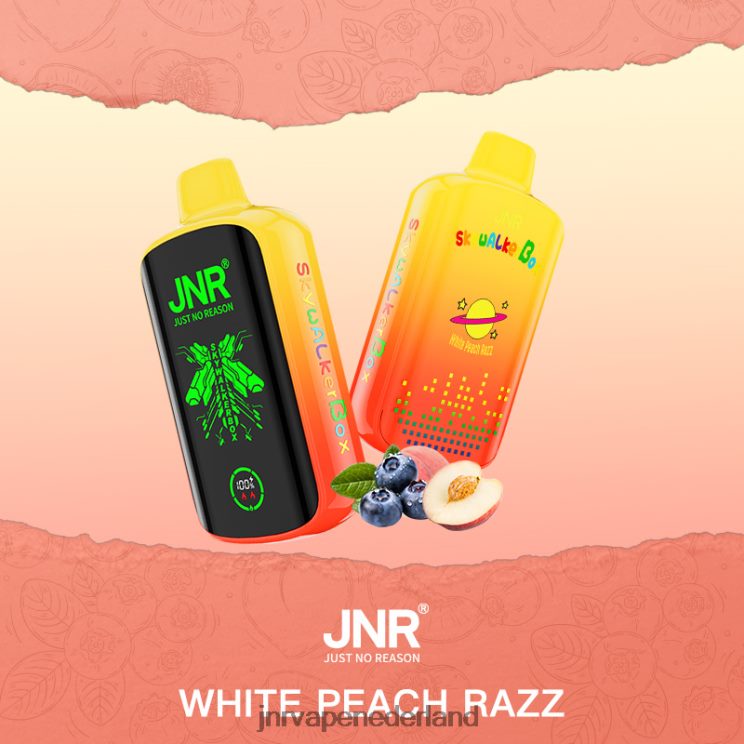 JNR SKYWALKER doos witte perzik-razs - JNR vapes website 8B48X52
