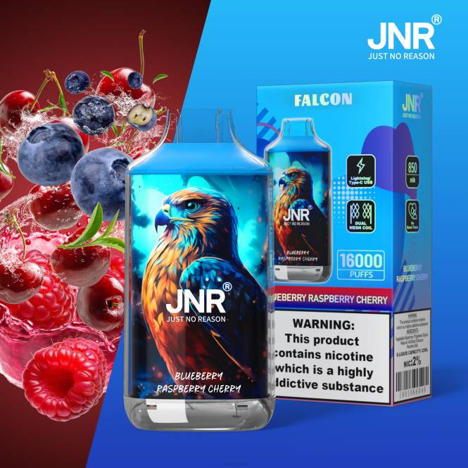 jnr valk bosbes frambozenkers zonder fruit - JNR vape nicotine 0HX8R216