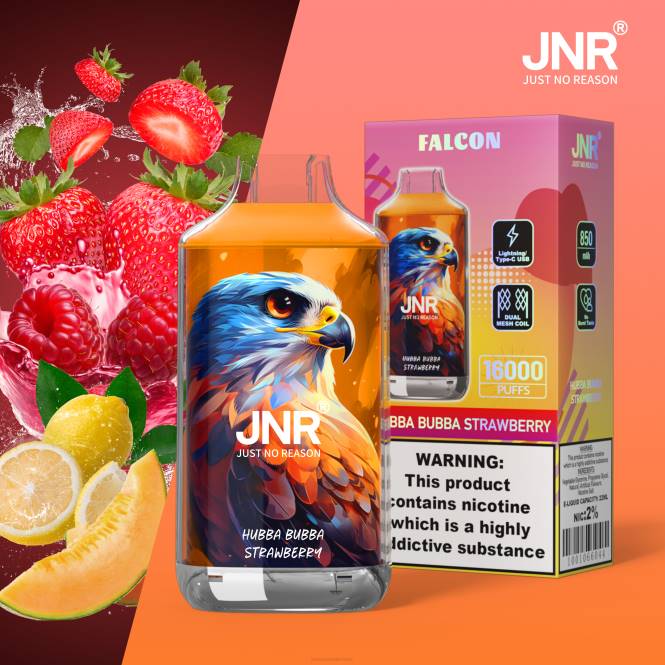 jnr valk hubba bubba aardbei - JNR vapes website 0HX8R201