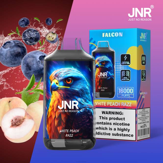 jnr valk witte perzik-razs - JNR vape nicotine 0HX8R196