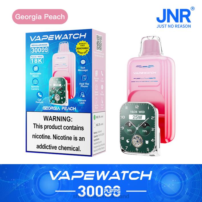 JNR damp horloge - JNR vape Nederland Georgische perzik 578T3