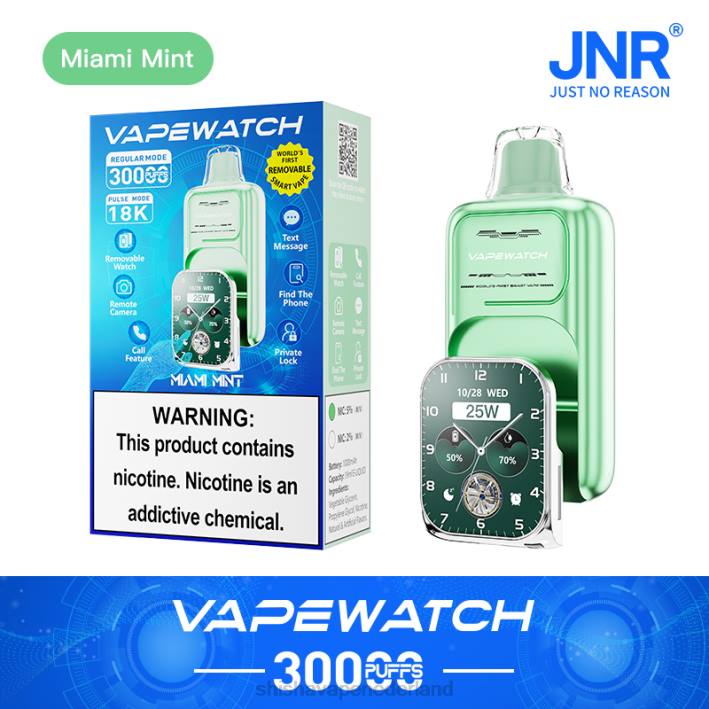 JNR damp horloge - JNR vape shop miami munt 578T8