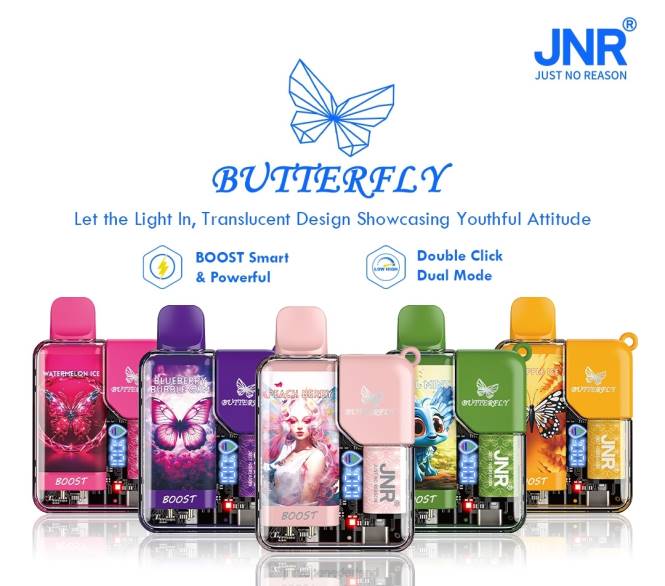 jnr vlinder perzik bes - JNR vape nicotine 0HX8R66