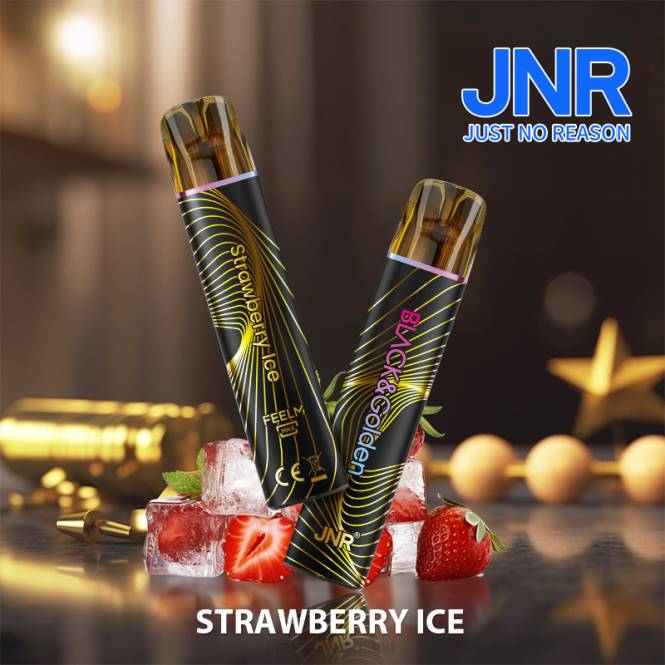 jnr zwart & gloden aardbeien ijs - JNR vape Nederland 0HX8R283