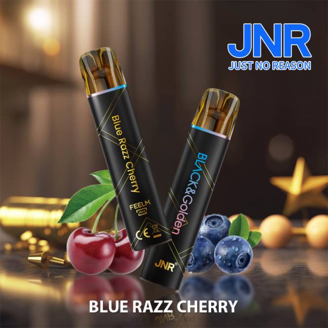 jnr zwart & gloden blauwe razz-kers - JNR vape amsterdam 0HX8R272