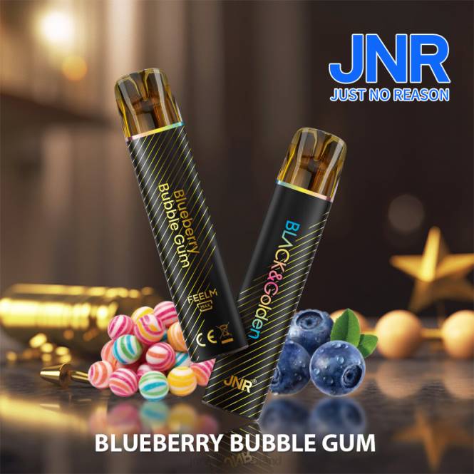 jnr zwart & gloden bosbessen kauwgom - JNR vape Nederland 0HX8R273