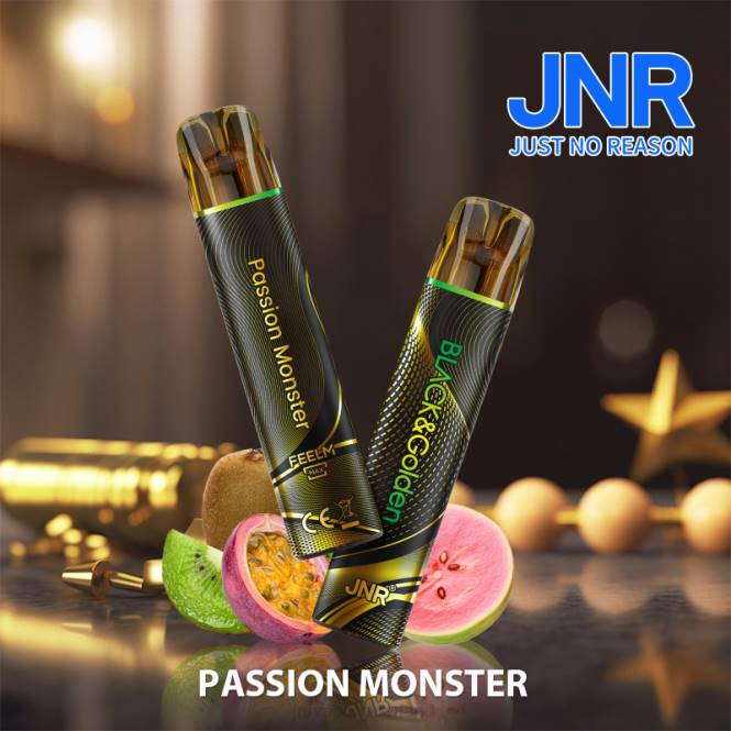 jnr zwart & gloden passie monster - JNR vapes website 0HX8R291