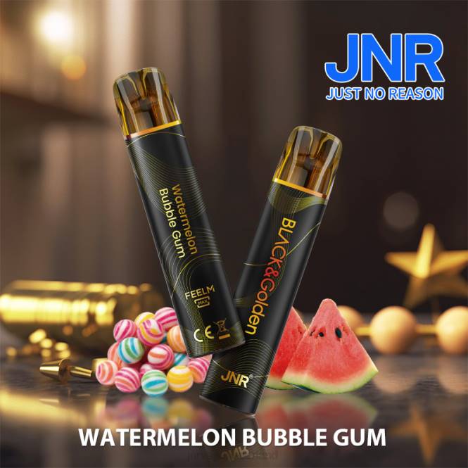 jnr zwart & gloden watermeloen kauwgom - JNR vapes factory 0HX8R287